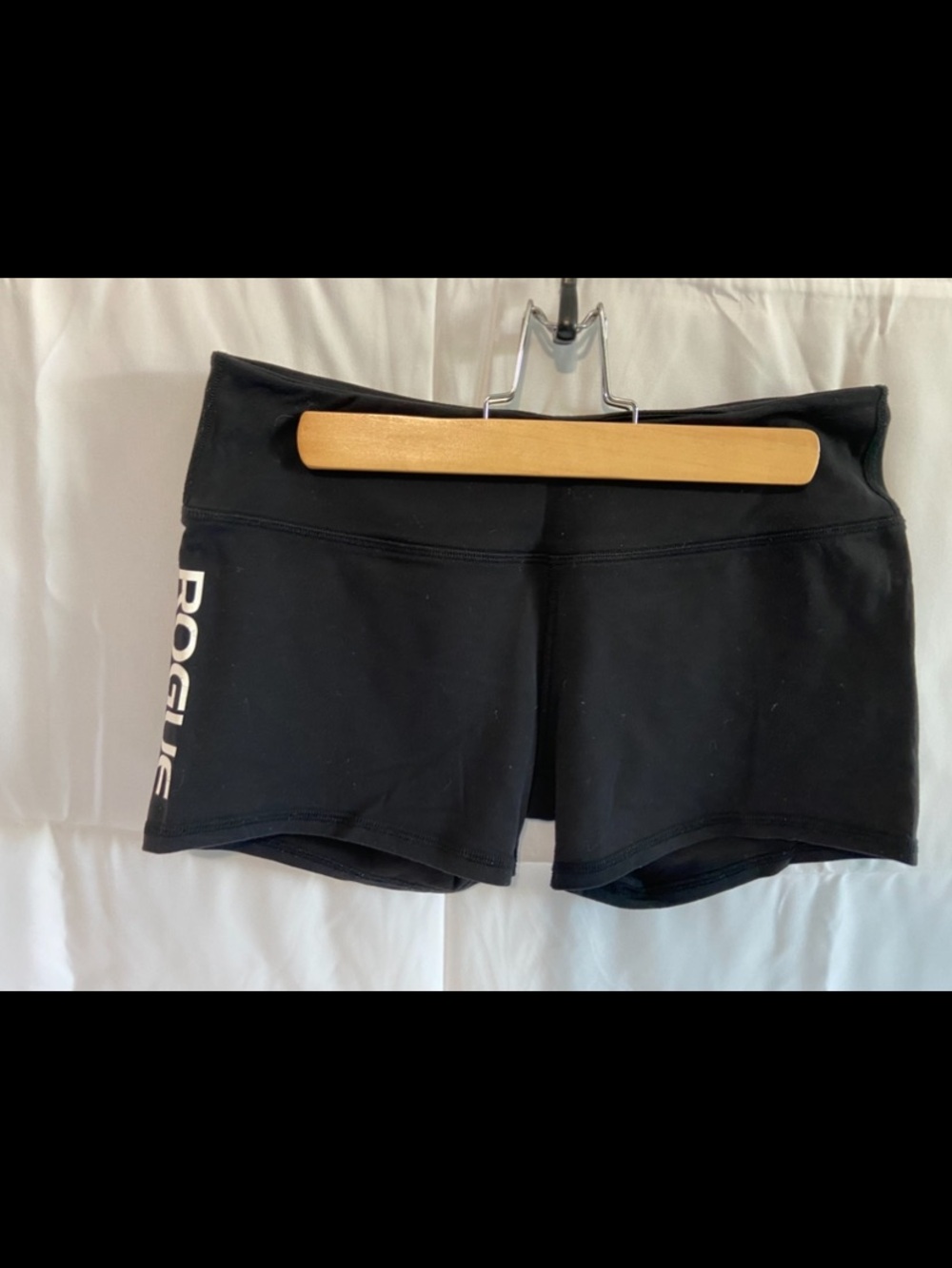 Rogue Black Women's Training Shorts with Side Logo
